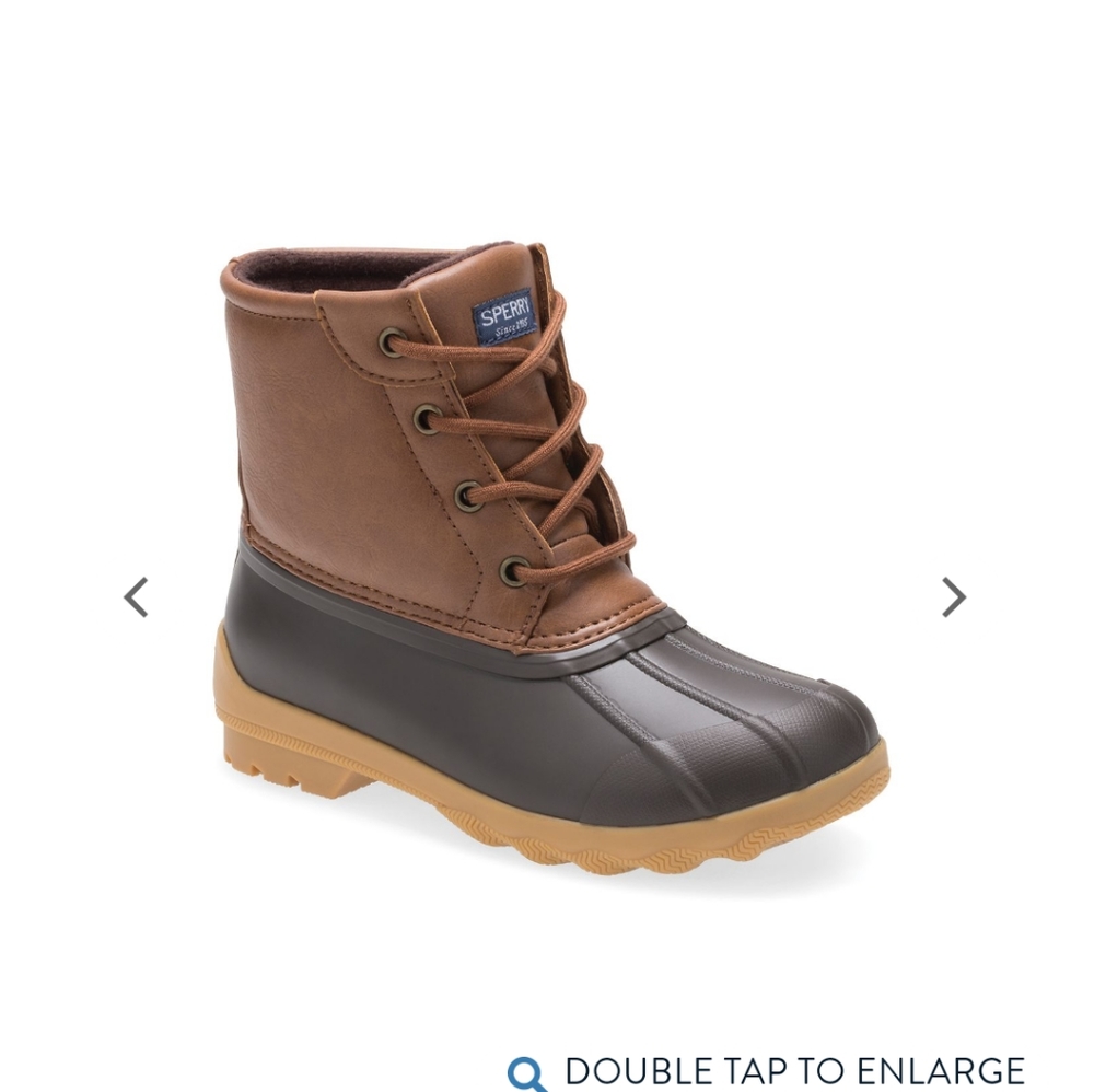 Sperry Port boot. Child size 2